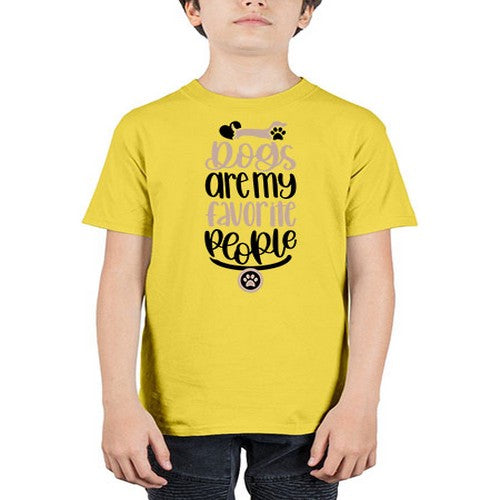 Dogs Are My Favorite People Style 23# - dogs - Youth Tee Unisex