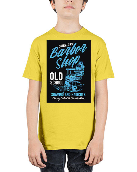 Downtown Barbershop CS729# - barber - Youth Tee Unisex