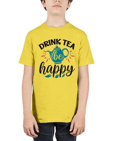 Drink Tea Be Happy 922# - tea - Youth Tee Unisex