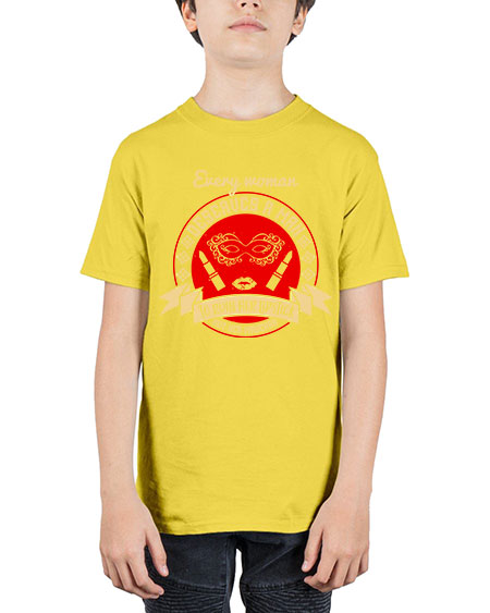 Every woman deserves a man to ruin her lipstick not her mascara Style 212# - beauty - fashion - Youth Tee Unisex