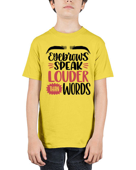 Eyebrows Speak Louder Than Words Style 103# - beauty - fashion - Youth Tee Unisex