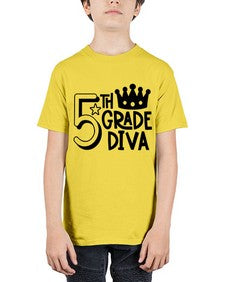 Fifth Grade Diva 64# - fifth grade - Youth Tee Unisex