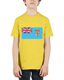 Fiji 721# - world flags - Youth Tee Unisex