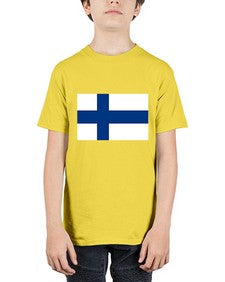 Finland 722# - world flags - Youth Tee Unisex