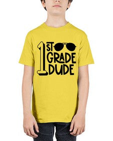 First Grade Dude 135# - first grade - Youth Tee Unisex