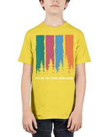 Focus on Your Own Work 14# - internet - Youth Tee Unisex