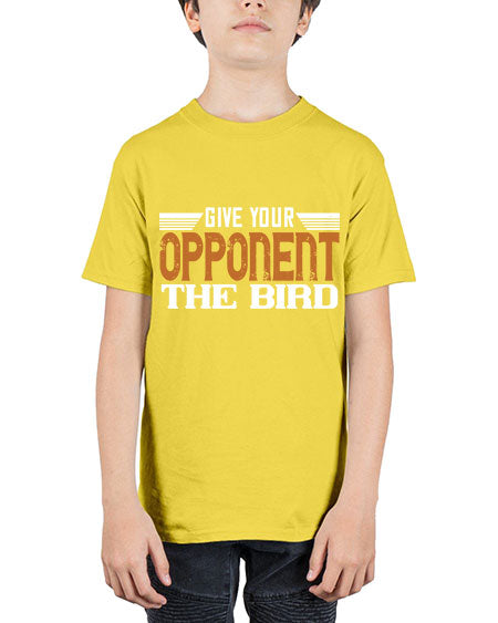 Give your opponent the bird 2268# - badminton - Youth Tee Unisex