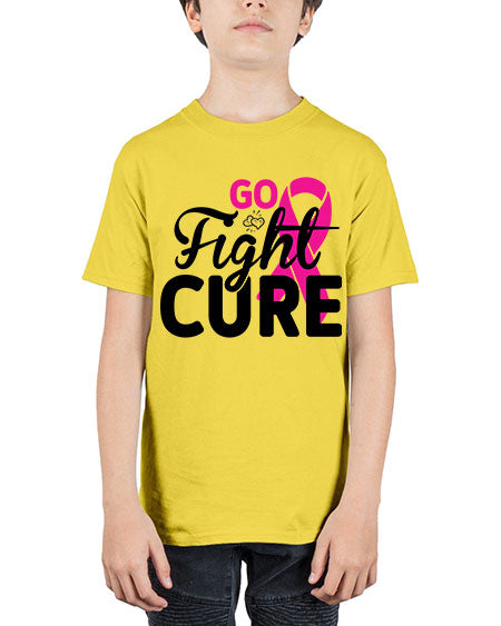 Go Fight Cure 23# - breast cancer - Youth Tee Unisex