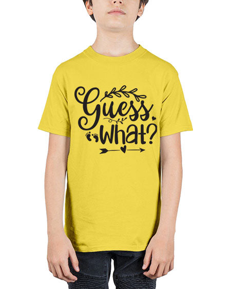 Guess what 323# - pregnancy - Youth Tee Unisex