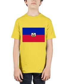 Haiti 802# - world flags - Youth Tee Unisex