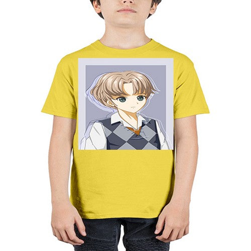 Handsome and cool boy with uniform 34# - anime - Youth Tee Unisex