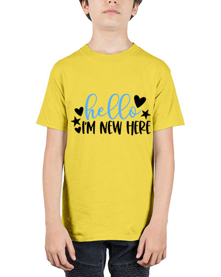 Hello Im New Here Style 328# - baby - Youth Tee Unisex