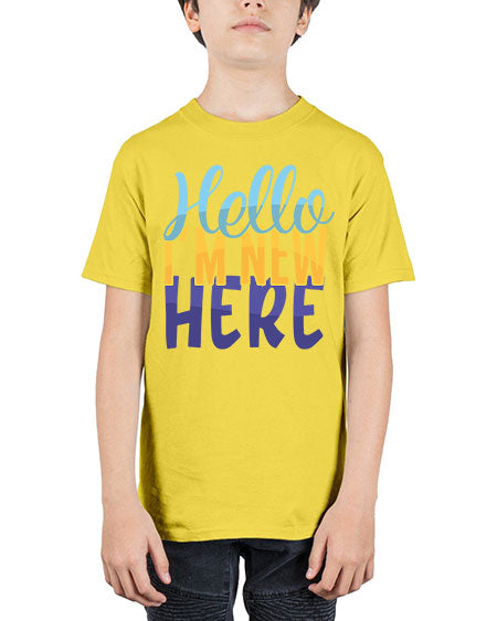 Hello Im New Here Style 87# - baby - Youth Tee Unisex