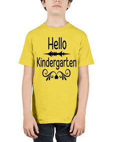 Hello Kindergarten 297# - kindergarten - Youth Tee Unisex