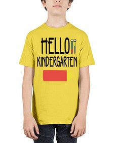 Hello Kindergarten 299# - kindergarten - Youth Tee Unisex