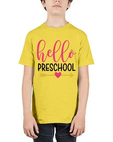 Hello Preschool 318# - prek headstart - Youth Tee Unisex