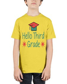 Hello Third Grade 345# - seventh grade - Youth Tee Unisex