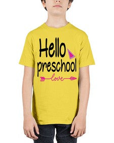 Hello preschool 317# - prek headstart - Youth Tee Unisex