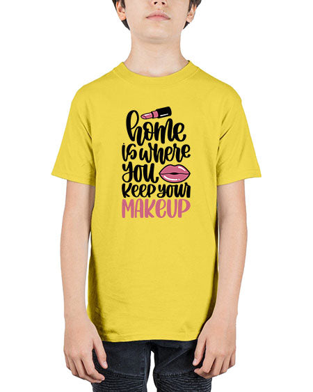 Home Is Where You Keep Your Makeup Style 87# - beauty - fashion - Youth Tee Unisex