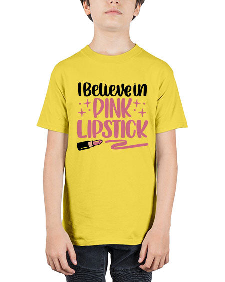 I Believe In Pink Lipstick Style 85# - beauty - fashion - Youth Tee Unisex