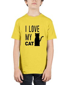 I Love My Cat Style 57# - cats - Youth Tee Unisex