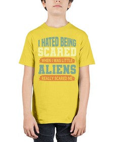 I hated being scared when i was little 13# - ufo - Youth Tee Unisex