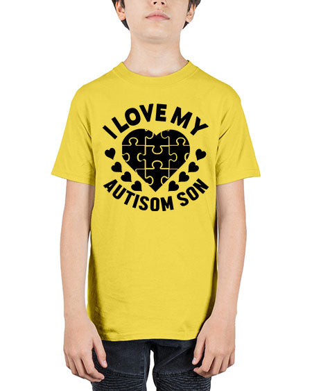 I love my Style 45# - autism - Youth Tee Unisex