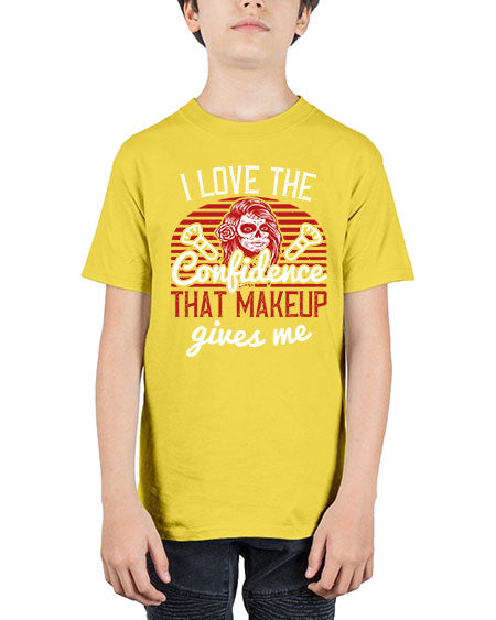 I love the confidence that makeup gives me Style 208# - beauty - fashion - Youth Tee Unisex