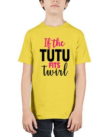 If the tutu fits twirl 137# - ballet - Youth Tee Unisex