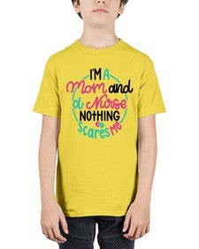 Im A Mom And A Nurse Nothing Style Style 957# - nurse - Youth Tee Unisex