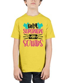 Im A Superhero In Scrubs Style Style 973# - nurse - Youth Tee Unisex
