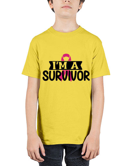 Im a Survivor 17# - breast cancer - Youth Tee Unisex