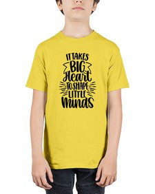 It Takes Big Heart To Shape Style 1002# - teacher - Youth Tee Unisex