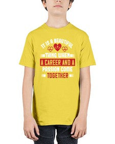 It is a beautiful thing when a career and a passion come together Style 245# - nurse - Youth Tee Unisex