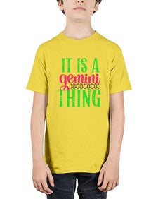 It is a gemini thing 254# - gemini - Youth Tee Unisex
