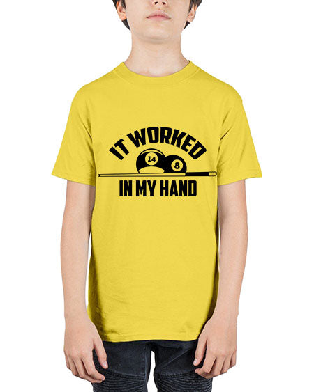 It worked in my hand 1000# - billards - Youth Tee Unisex