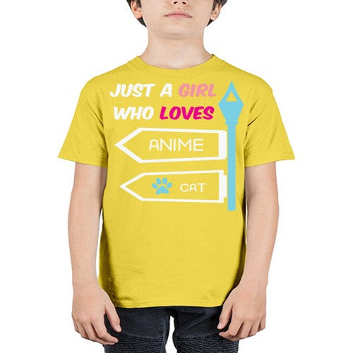 Just A Girl Who Loves Anime 264# - anime - Youth Tee Unisex