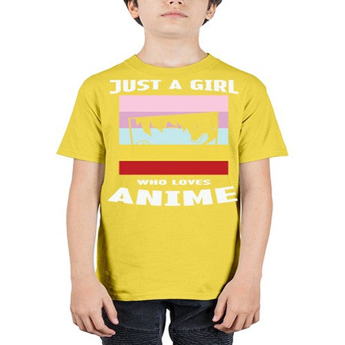 Just A Girl Who Loves Anime 265# - anime - Youth Tee Unisex