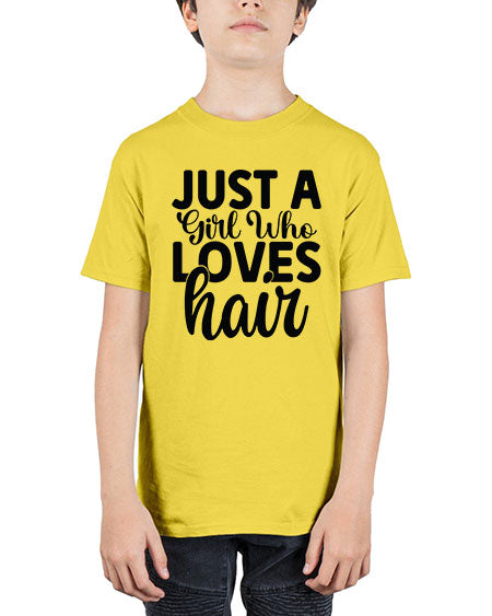 Just A Girl Who Loves Hair 1018# - hairdresser - Youth Tee Unisex