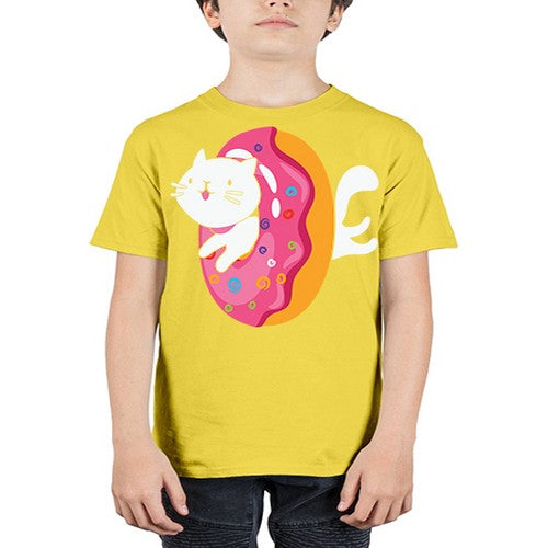 Kawaii Cat Donut Anime Lover Anime 267# - anime - Youth Tee Unisex