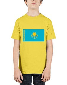 Kazakhstan 1032# - world flags - Youth Tee Unisex