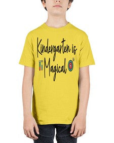 Kindergarten is Magical 425# - kindergarten - Youth Tee Unisex