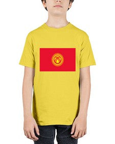 Kyrgyzstan 1103# - world flags - Youth Tee Unisex