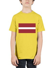 Latvia 1117# - world flags - Youth Tee Unisex