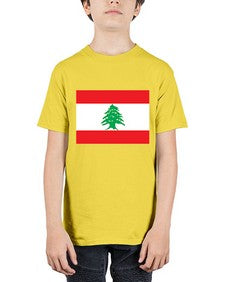 Lebanon 1122# - world flags - Youth Tee Unisex