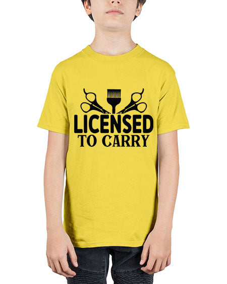 Licensed To Carry 1050# - hairdresser - Youth Tee Unisex