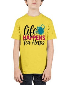 Life Happens Tea Helps 1310# - tea - Youth Tee Unisex