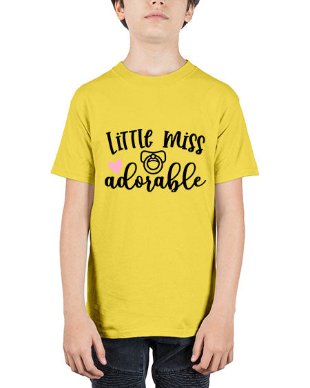 Little Miss Adorable Style 380# - baby - Youth Tee Unisex