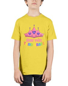 Little Miss third Grade 489# - third grade - Youth Tee Unisex