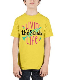 Livin The Scrub Life Style Style 1067# - nurse - Youth Tee Unisex